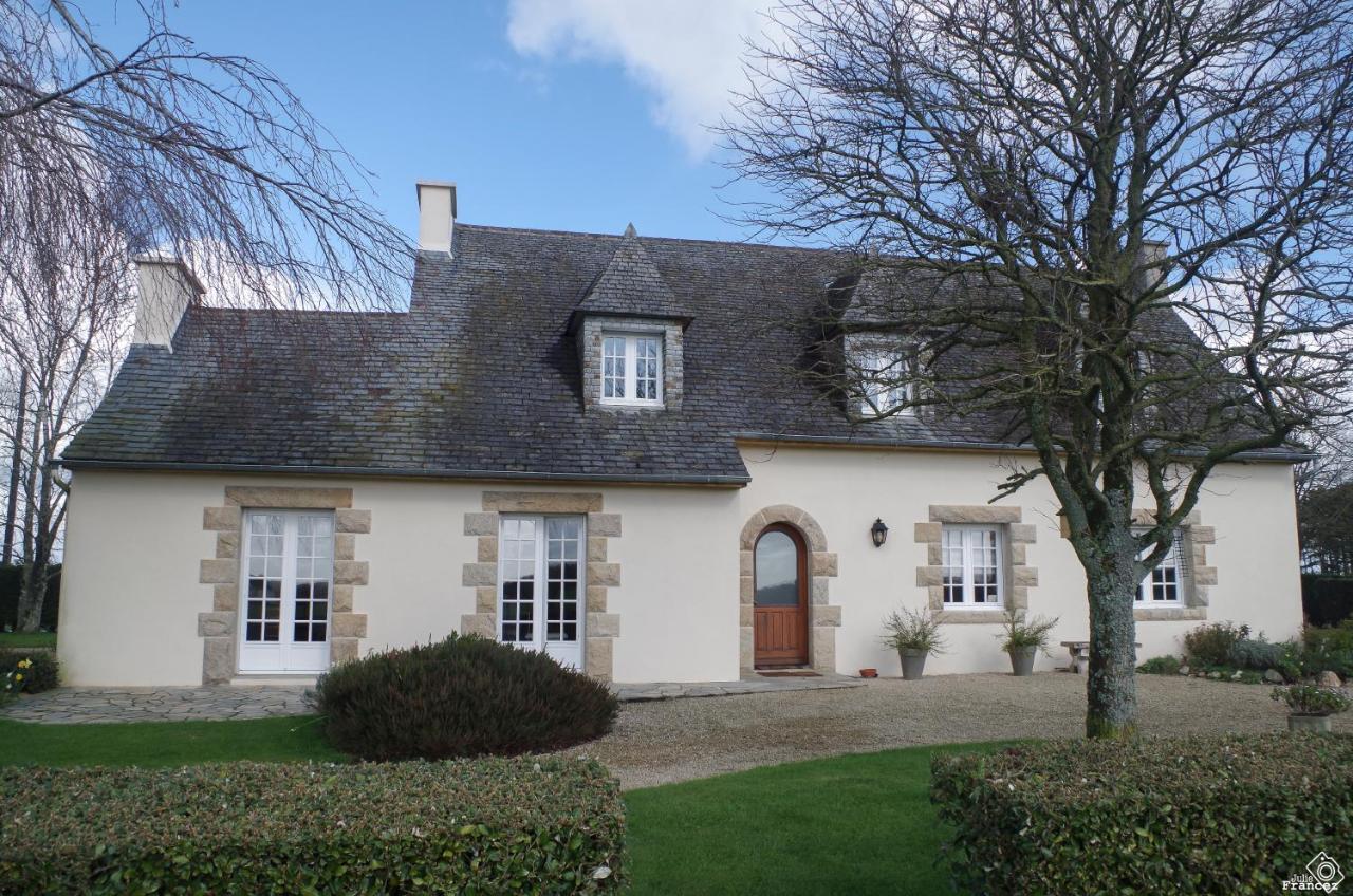 Le Tregonnec, Pres De Morlaix, Roscoff Bed & Breakfast Plouvorn Bagian luar foto
